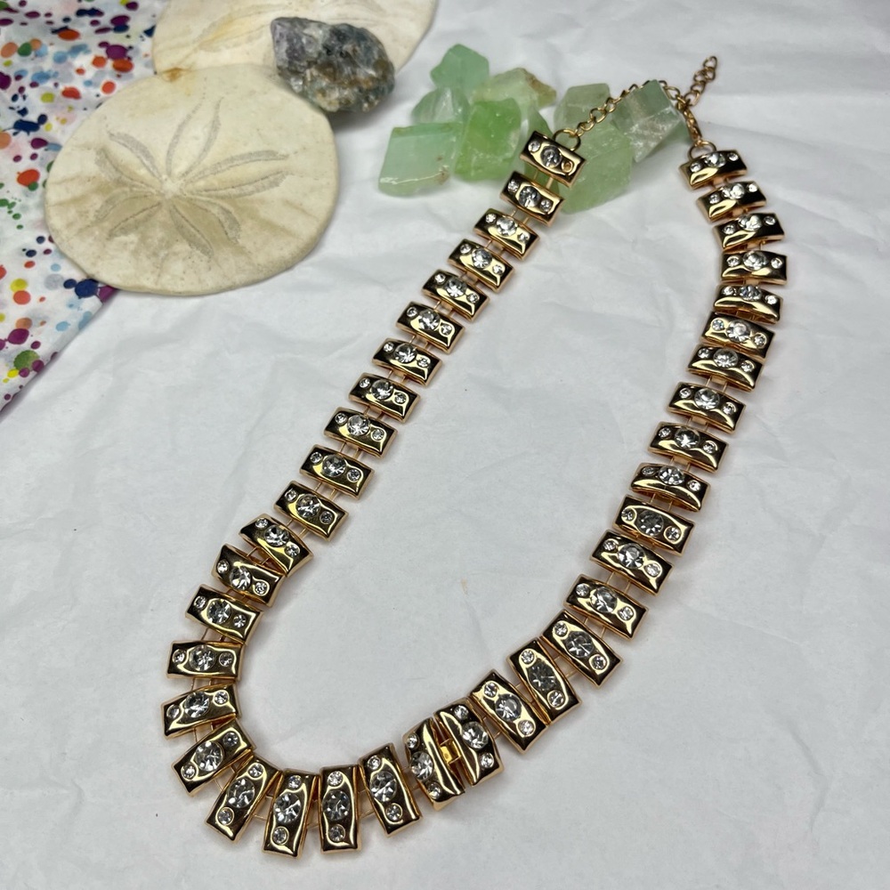 Elegant Gold and Silver Necklace